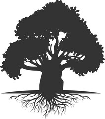 Oak tree logo design	