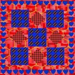 seamless geometric pattern, suitable for wallpaper and website design 