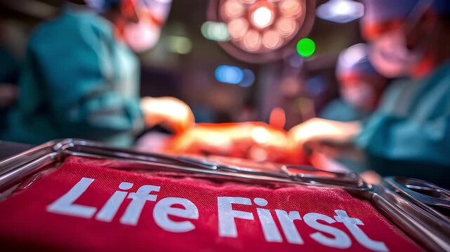 Life First Team Striving for Recovery in Operating Room