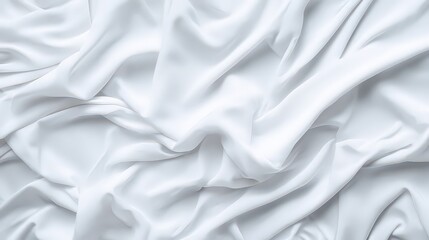 Obraz premium White Fabric Texture Closeup
