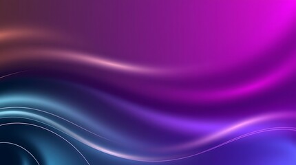 Naklejka premium Abstract flowing purple and pink waves with a smooth silk motion texture