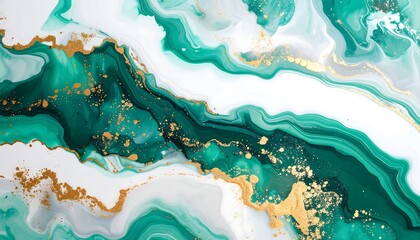 Abstract swirling marbled pattern