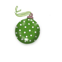 Christmas tree toy, white background, winter inspo