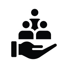  inclusive glyph icon illustration vector graphic.eps