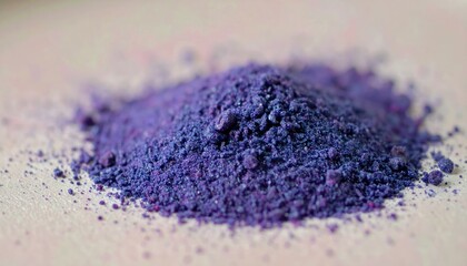 Indigo Powder Closeup Macro Photography