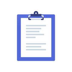 ビジネス・医療・教育向けクリップボード ベクターアイコン素材