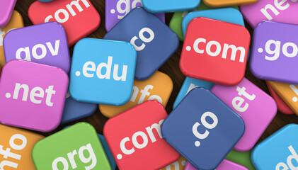 Internet Domain Name Website Hosting Concept