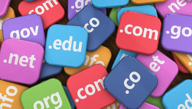 Internet Domain Name Website Hosting Concept