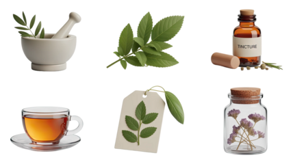 Discover natural remedies with herbal tea, tinctures, and botanical ingredients for wellness