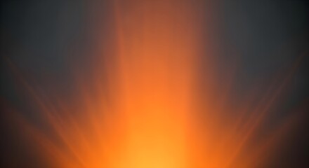 Abstract Pixelated Orange Light Glow Background Digital Art.