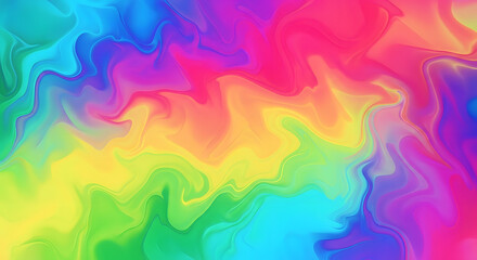 Abstract colorful background with swirling paint effect, vibrant and dynamic.