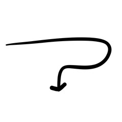 hand-drawn illustration of a doodle line art with different shapes
