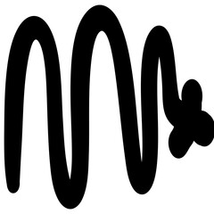 hand-drawn illustration of a doodle line art with different shapes
