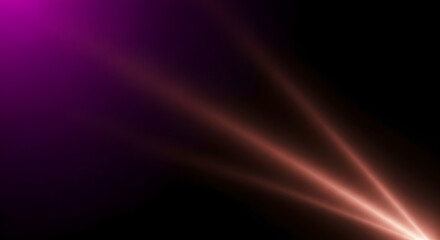 Abstract Purple and Copper Light Streaks - Modern Design Element