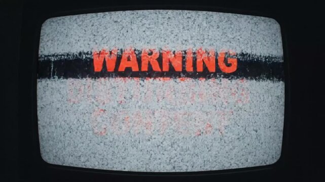 warning disturbing content message screen