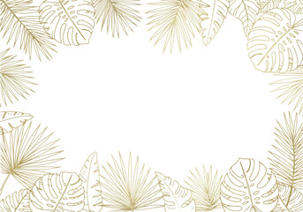 Obraz premium ~temp_image_Gold_Tropical_leaves_seed363726_1756360674990_2