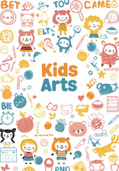 Fototapeta premium ~temp_image_Kids_Arts_background_seed807723_1756352153654_1