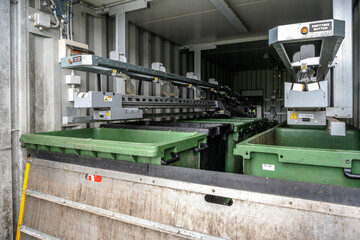 A mobile aluminium can recycling depot - horizontal