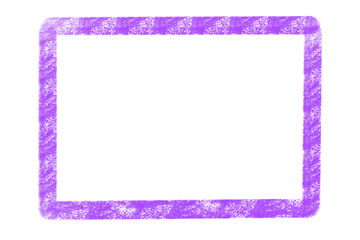 Purple watercolor line frame
