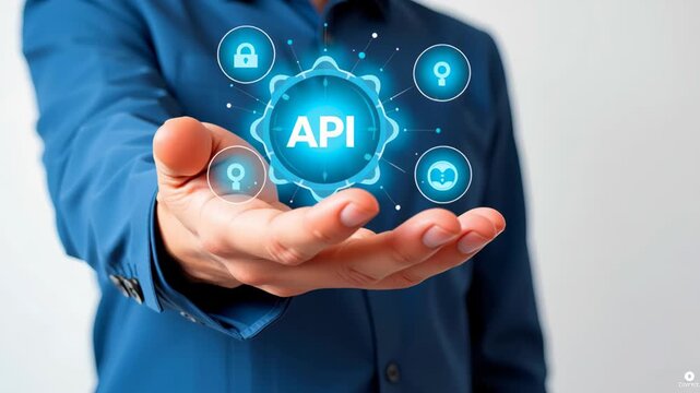API Technology Digital Innovation and Connectivity With Secure Data, Key Access, and Modern Interface Concepts for Business Environment