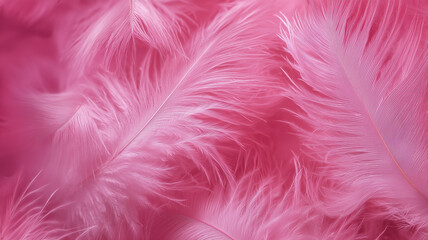 Obraz premium A Light Pink Feather Background
