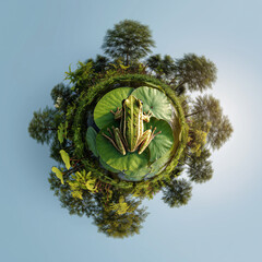 Frog ecocentric world