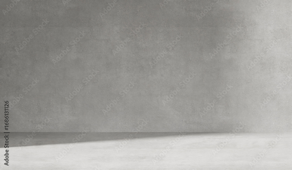 Wall mural gray background with cement wall texture. minimalist abstract background for product presentations w