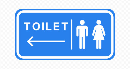 toilet sign vector illustration