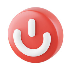 Power 3D Icon, 3D rendering