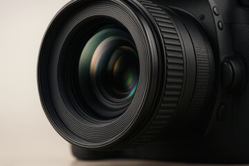 Closeup Professional Camera Lens Digital Camera