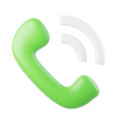 Call 3D Icon, 3D rendering