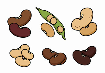 Naklejka premium Diverse group of people headshots with smiling faces