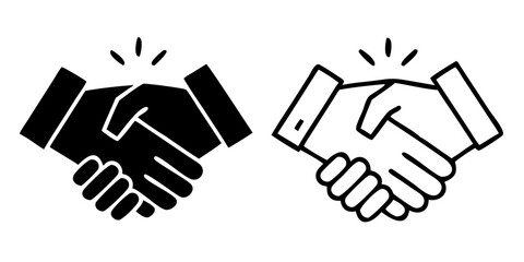 hand shake vector illustration