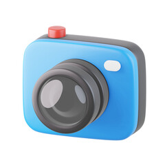 Camera 3D Icon, 3D rendering