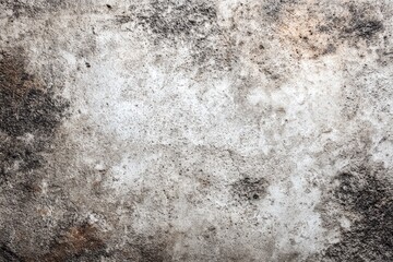 Fototapeta premium Weathered, textured surface with mottled grey, white, and brown discoloration