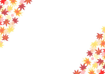 紅葉の和風な背景