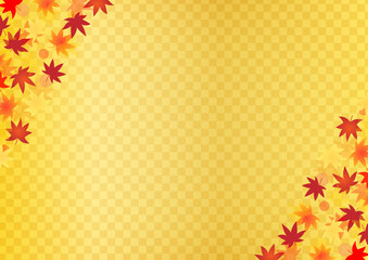 紅葉の和風な背景