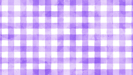 Analog-Style Purple Check Pattern