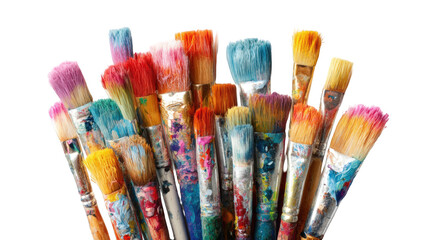 Fototapeta premium A collection of colorful paintbrushes
