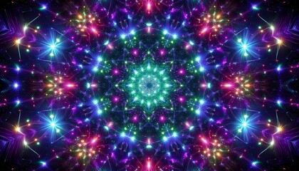Colorful Kaleidoscope Lightshow
