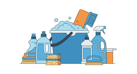 A comprehensive guide to effective home cleaning products and supplies for a sparkling environment
