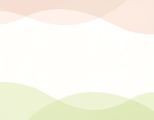 Fototapeta premium Soft, pastel-toned, abstract waves