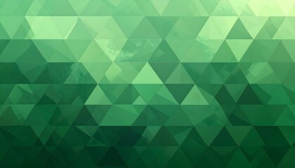 Abstract green triangle pattern