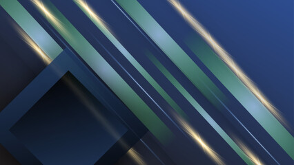 Blue gold background