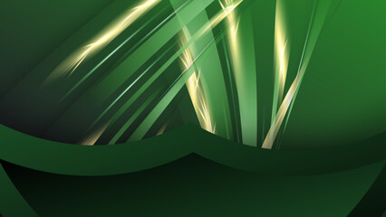 Green gold background