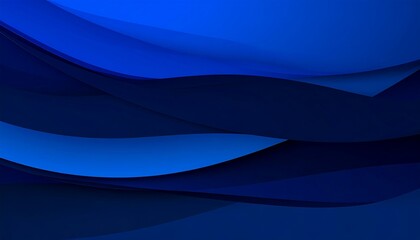 Obraz premium Abstract layered blue waves