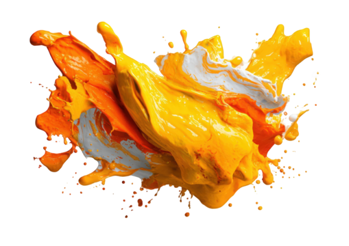 Abstract paint splash