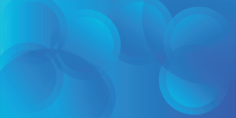Abstract Blue Circular Background With Vibrant Gradient Layers