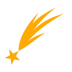 shooting star design element