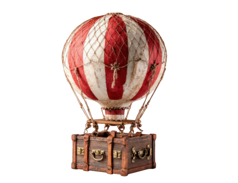 Decorative antique-style hot air balloon